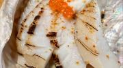 Abalone tasting truffle oil char Japanese mayo salmon roe 20231127 copy